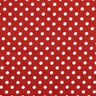 Bavlněný popelín Polka Dots – terracotta/bílá,  thumbnail number 1