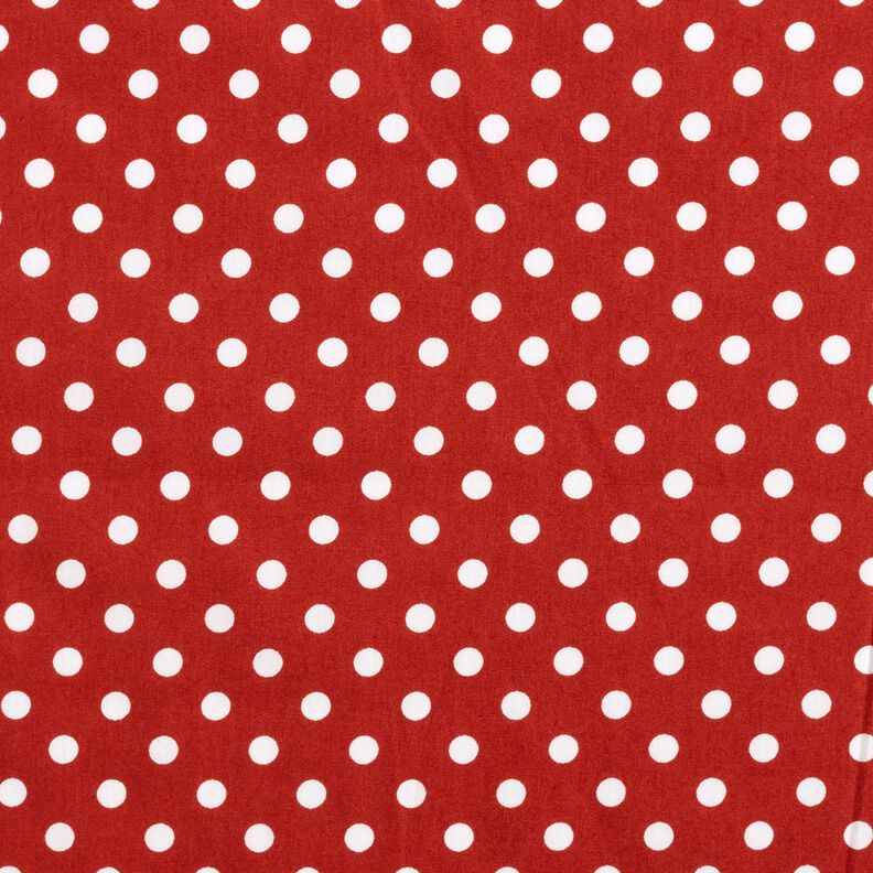 Bavlněný popelín Polka Dots – terracotta/bílá,  image number 1