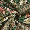Dekorační látka Gobelín Květinové ornamenty – zelená/světle oranžová,  thumbnail number 3