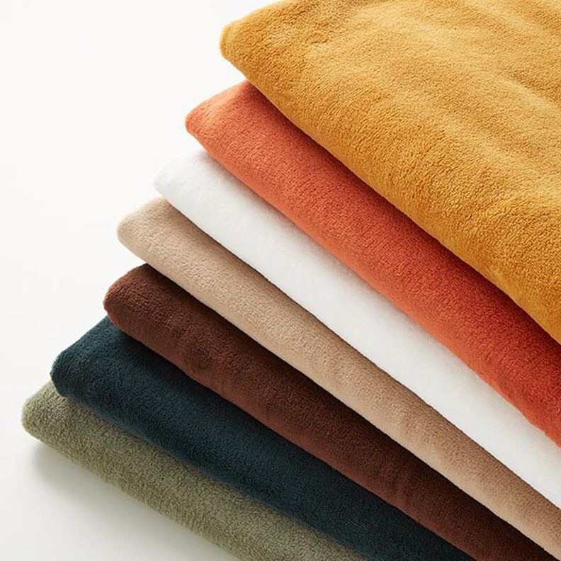 Hebký fleece – tmavě béžová,  image number 6