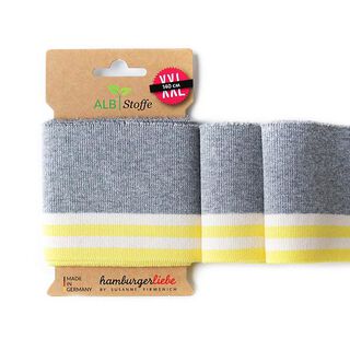 GOTS Bio náplety CUFF ME COLLEGE [140 cm | 7,5 cm] | Albstoffe | Hamburger Liebe, 