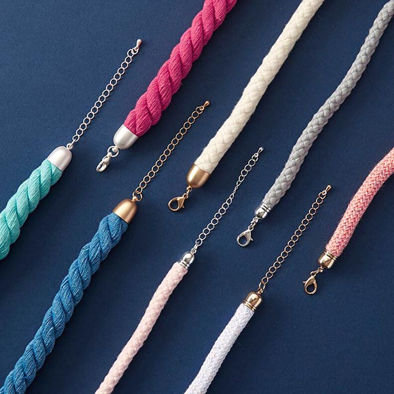 Bavlněná šňůrka [Ø 14 mm] 10 - růžová,  image number 2