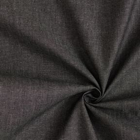 Těžký bavlněný denim – černá, 
