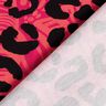 Francouzské froté letní teplákovina Lev a květiny – pink/oranžová,  thumbnail number 4