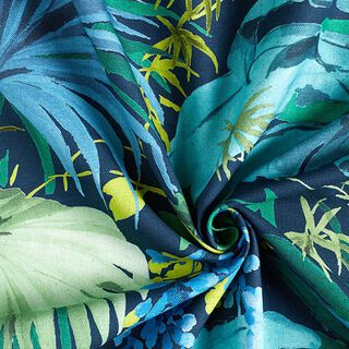 Dekorační polopanama Polinesia – modrá/zelená, 
