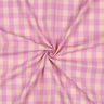Bavlněný popelín Károvaná | Poppy Fabrics – světle růžová/pastelově fialová,  thumbnail number 3