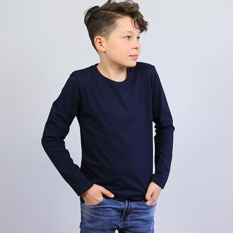 LEVI – tričko s dlouhým rukávem s barevnými bloky, Studio Schnittreif | 86 - 152,  image number 5