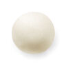 Potažený knoflík, Satén Duchesse – kremová,  thumbnail number 1