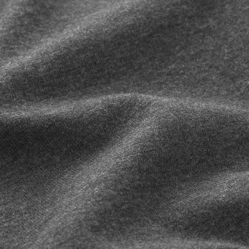 Bavlněný žerzej Medium melírovaný – antracitová,  image number 4