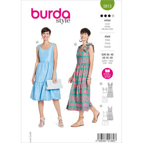 Šaty | Burda 5813 | 36-46, 