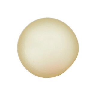 Polyesterový perlový knoflík s leskem - světle žlutá, 