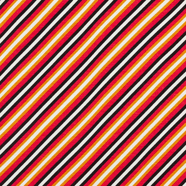 Viskózový žerzej diagonální pruhy – bílá, image number 1