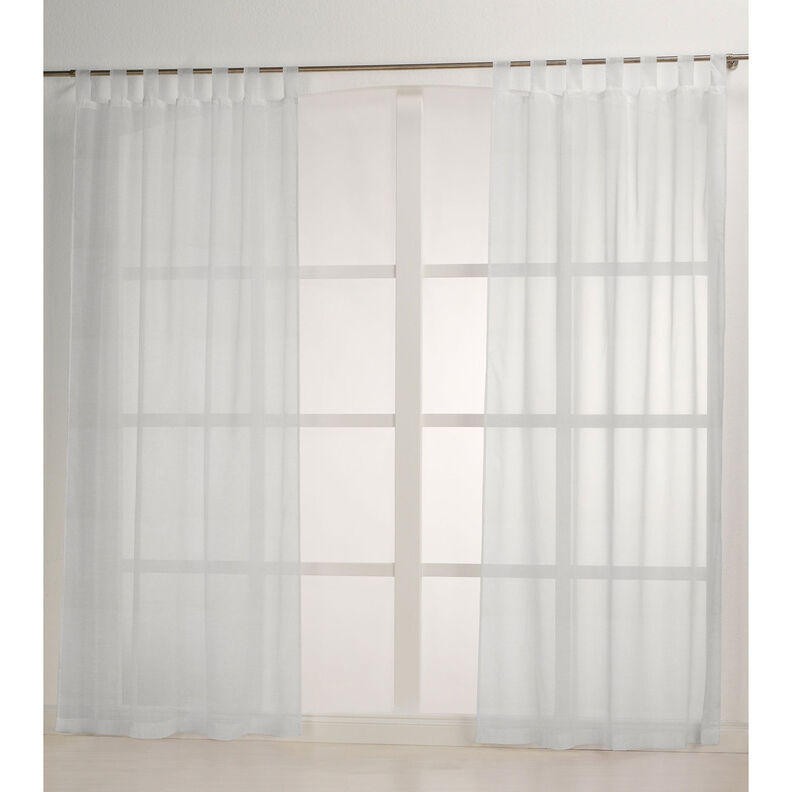Látka na záclony Vzhled buklé 300 cm – bílá,  image number 6