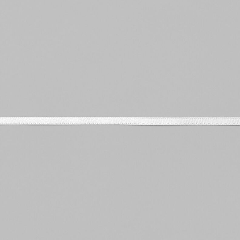 Saténová stuha [3 mm] – bílá,  image number 1