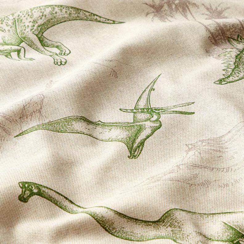 Dekorační látka polopanama Dinosaurus,  image number 2
