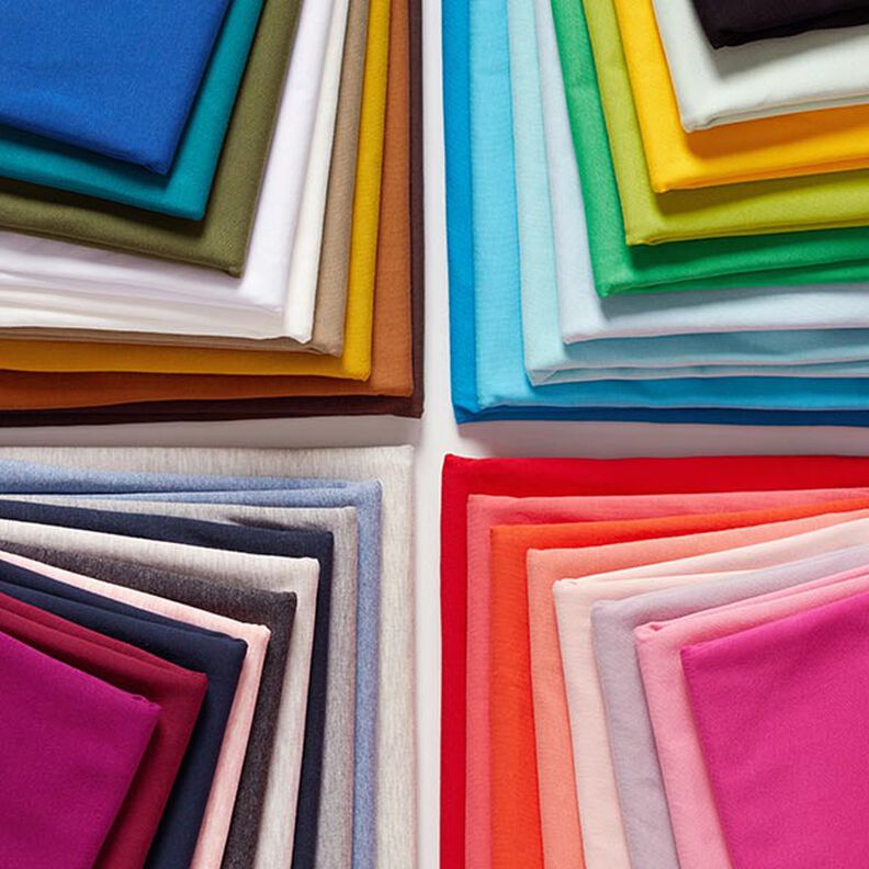 Bavlněný žerzej Medium jednobarevný – taupe,  image number 8