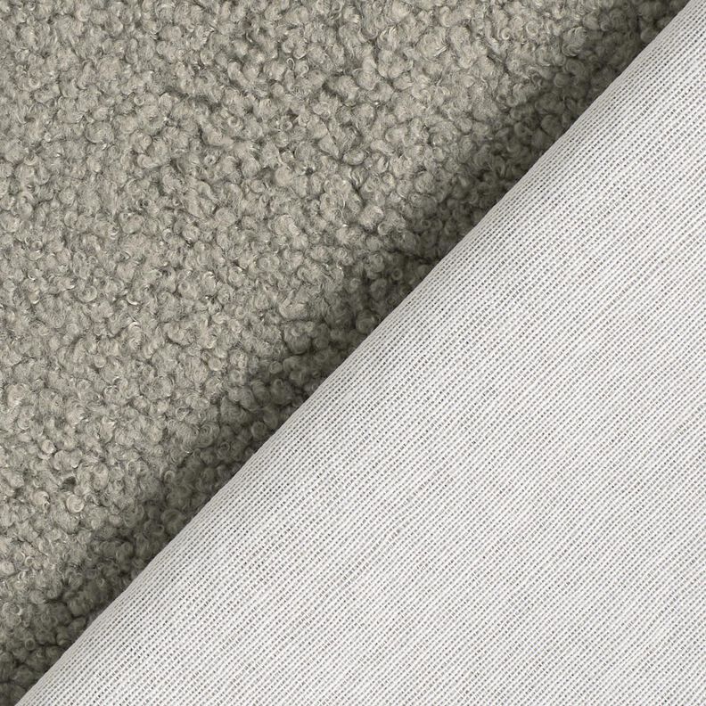 Čalounická látka Vzhled ovčí kůže – taupe (šedohnědá), image number 3