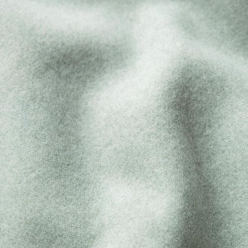 Kabátová tkanina z recyklovaného polyesteru melanž – pastelově zelená,  image number 2
