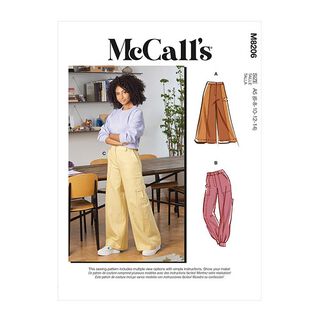 Kalhoty, McCall´s 8206 | 32-40, 