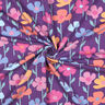Francouzské froté letní teplákovina Barevné květiny | Poppy Fabrics – červenofialková,  thumbnail number 3