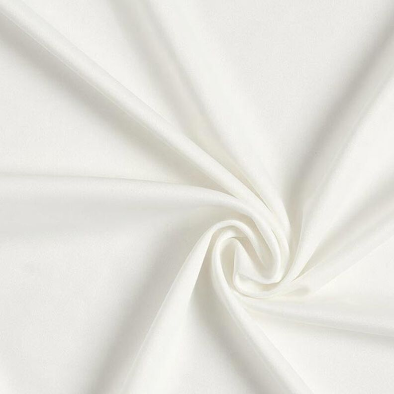 Lehký krepový materiál scuba – vlněná bílá,  image number 1