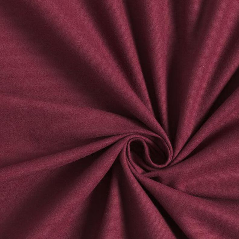 Bavlněný flanel Jednobarevné provedení – burgundská červená,  image number 1