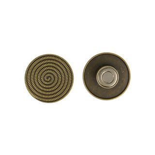 Magnetické zapínání k úchytce [Ø 4,5cm] – starostaré zlato kovový, 