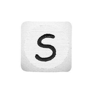 Dřevěná písmena S – bílá | Rico Design, 