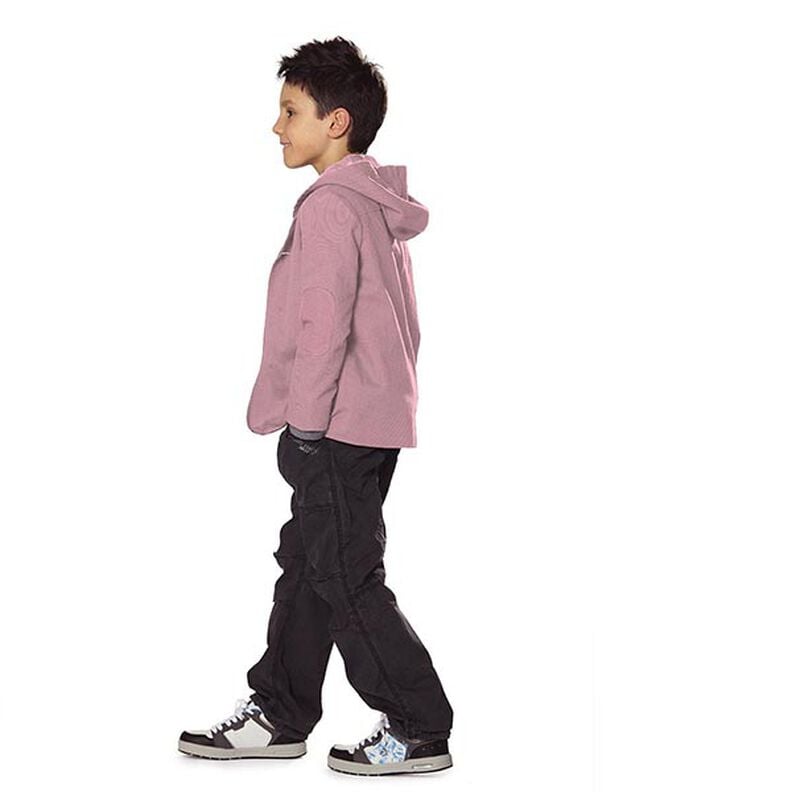 Lehké francouzské froté jednobarevné – tmavě starorůžová,  image number 13