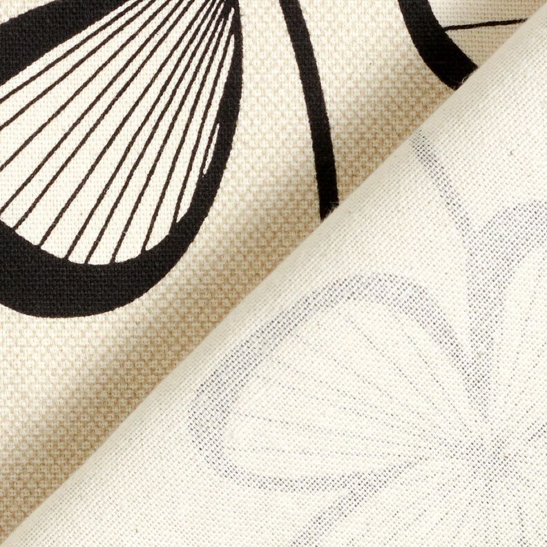 Dekoračn&iacute; l&aacute;tka Polopanama Abstraktn&iacute; jetel &ndash; př&iacute;rodni/čern&aacute;,  image number 4