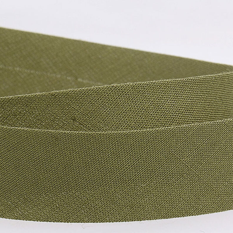 Šikmý proužek Polycotton [20 mm] – světle khaki,  image number 2