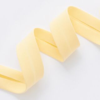 Šikmý proužek Bio bavlna [20 mm] – vanilkově žlutá, 