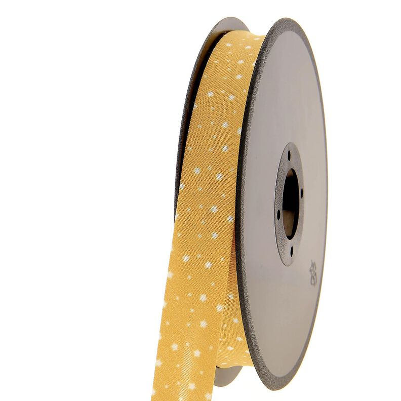 Šikmý proužek Hvězdy Bio bavlna [20 mm] – hořčicove žlutá,  image number 2