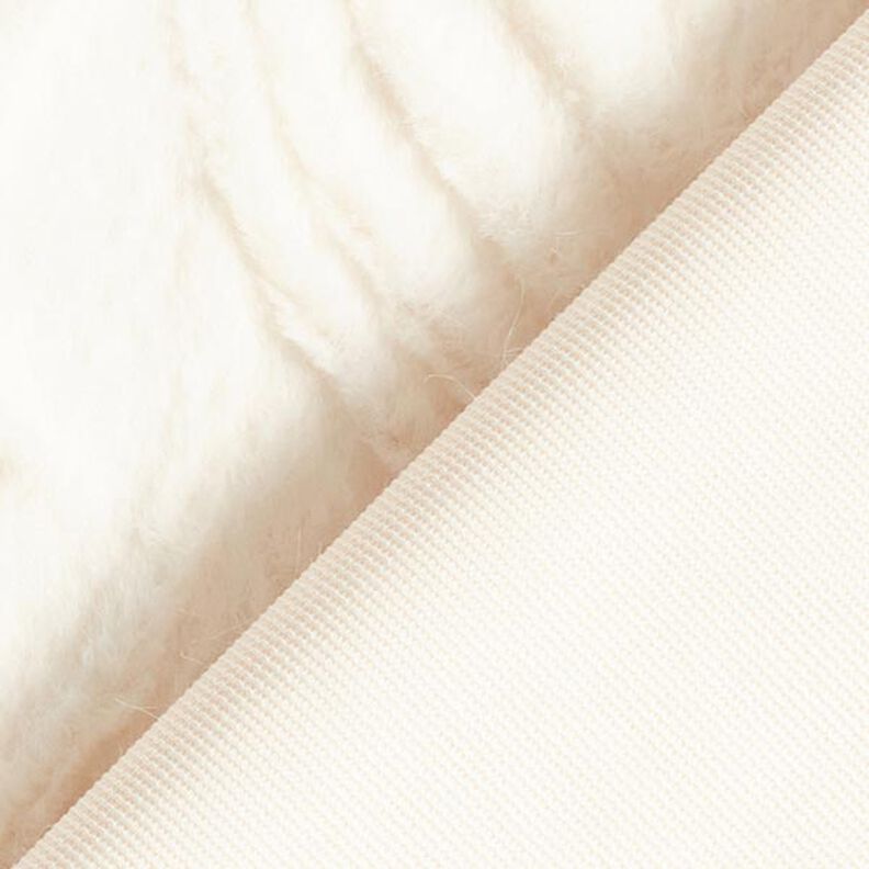 Umělá kožešina Vlnovky – vlněná bílá,  image number 4