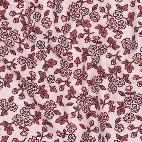 Bavlněný flanel Kytičky | Poppy Fabrics – rose/slézová, 