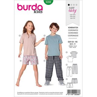 Tričko, Burda 9288 | 104-146, 