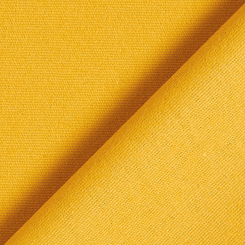Bavlněný flanel Jednobarevné provedení – hořčicove žlutá,  image number 4
