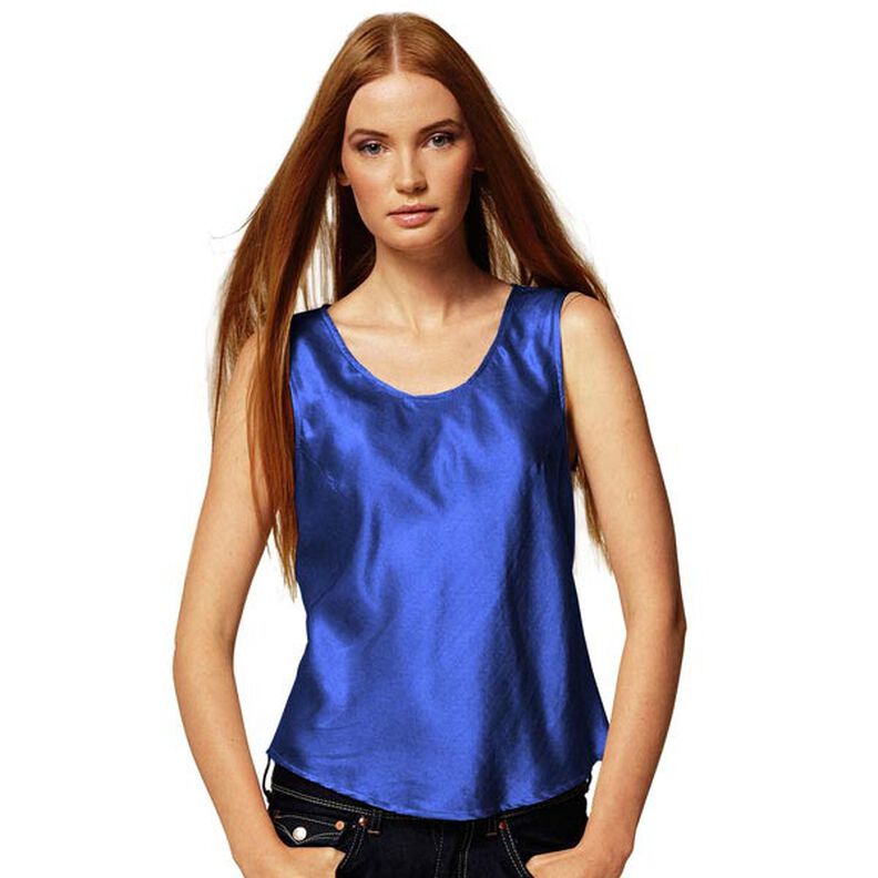 Stretch Satin – královská modr, image number 4