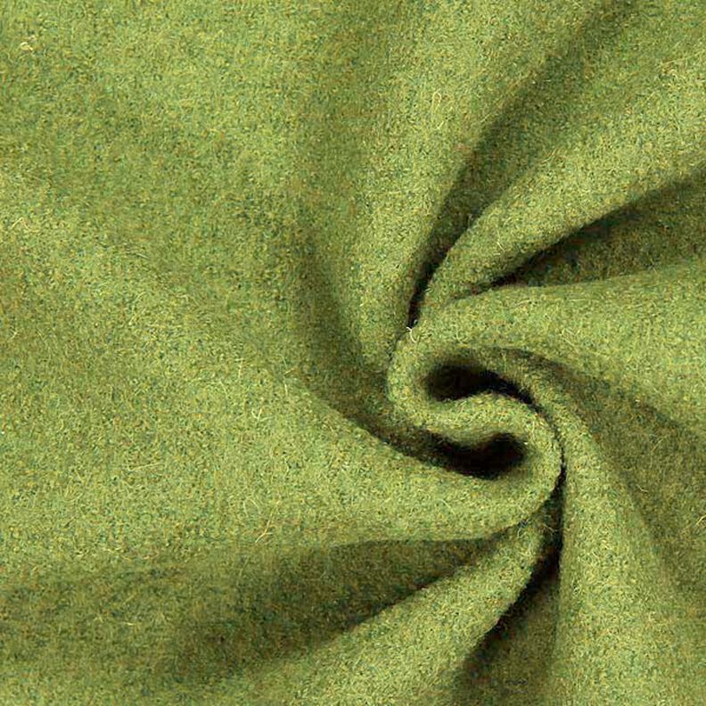 Valchovaný vlněný loden – zelená,  image number 1