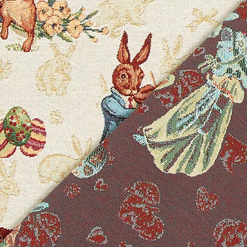 Žakárový gobelín Rodina velikonočních zajíčků,  image number 4