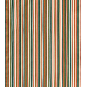 Outdoor Lehátkovina Podélné proužky 44 cm – tmavě zelená/oranžová, 