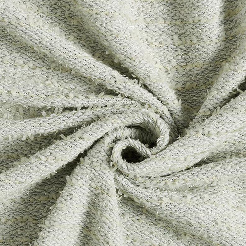 Bavlna Jemný úplet Třpytivý efekt – světle šedá,  image number 1