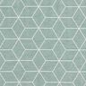 Dekorační látka Žakár Moderní kostky – rákosove zelená/slonová kost,  thumbnail number 1