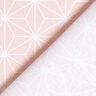 Bavlněná látka Kreton japonské hvězdy Asanoha – růžová,  thumbnail number 5