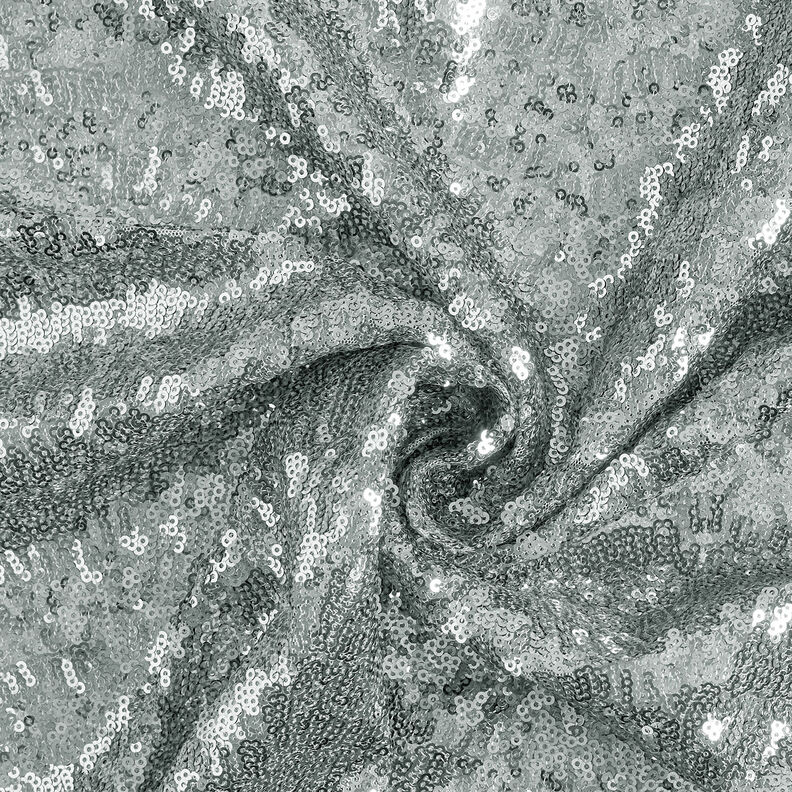 Tkanina Uni s mikro flitry – stříbrná,  image number 4