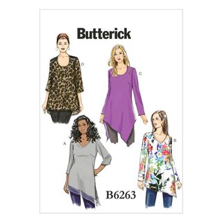 Plus size – top|tunika, Butterick 6263|52 - 58, 