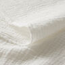 Mušelín / dvojitá mačkaná tkanina – vlněná bílá,  thumbnail number 5