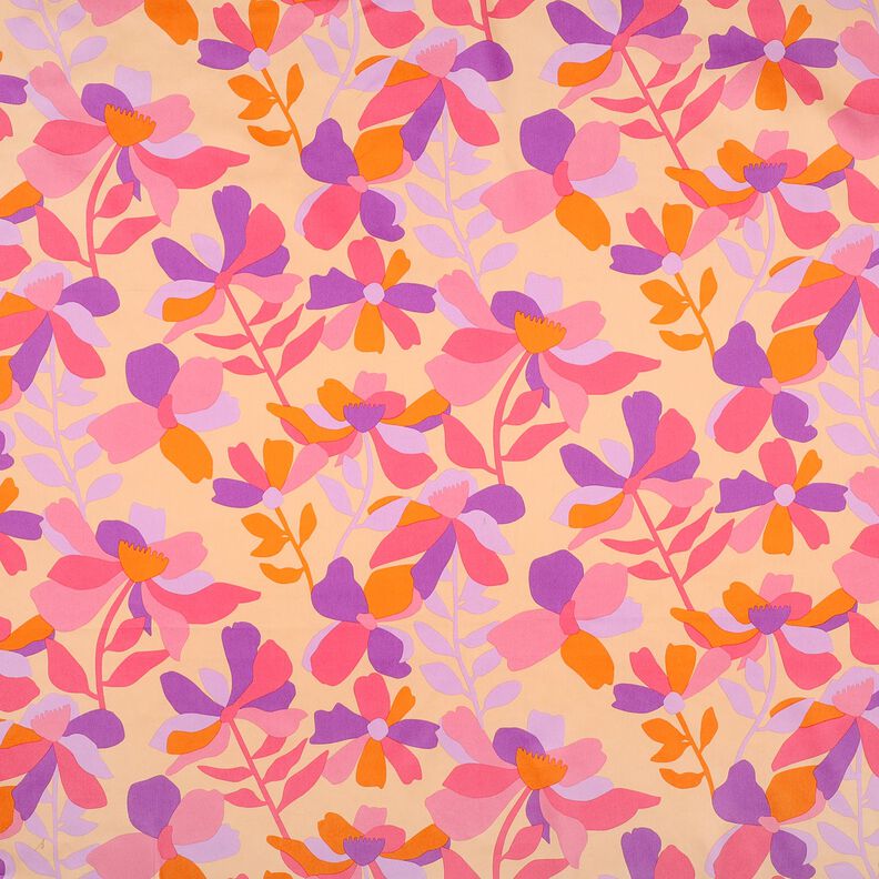 Bavlněný satén Cloverdale | Nerida Hansen – meruňková/pink,  image number 1