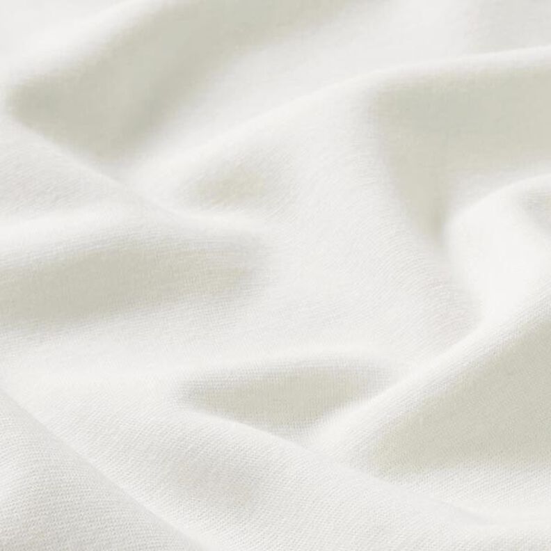 Alpenfleece Hebká teplákovina Jednobarevné provedení – vlněná bílá,  image number 3