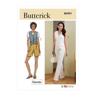 Vesta / kalhoty / šortky | Butterick 6901 | 42-50, 